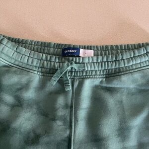 Old Navy Teal Green Tie-Dye Joggers
